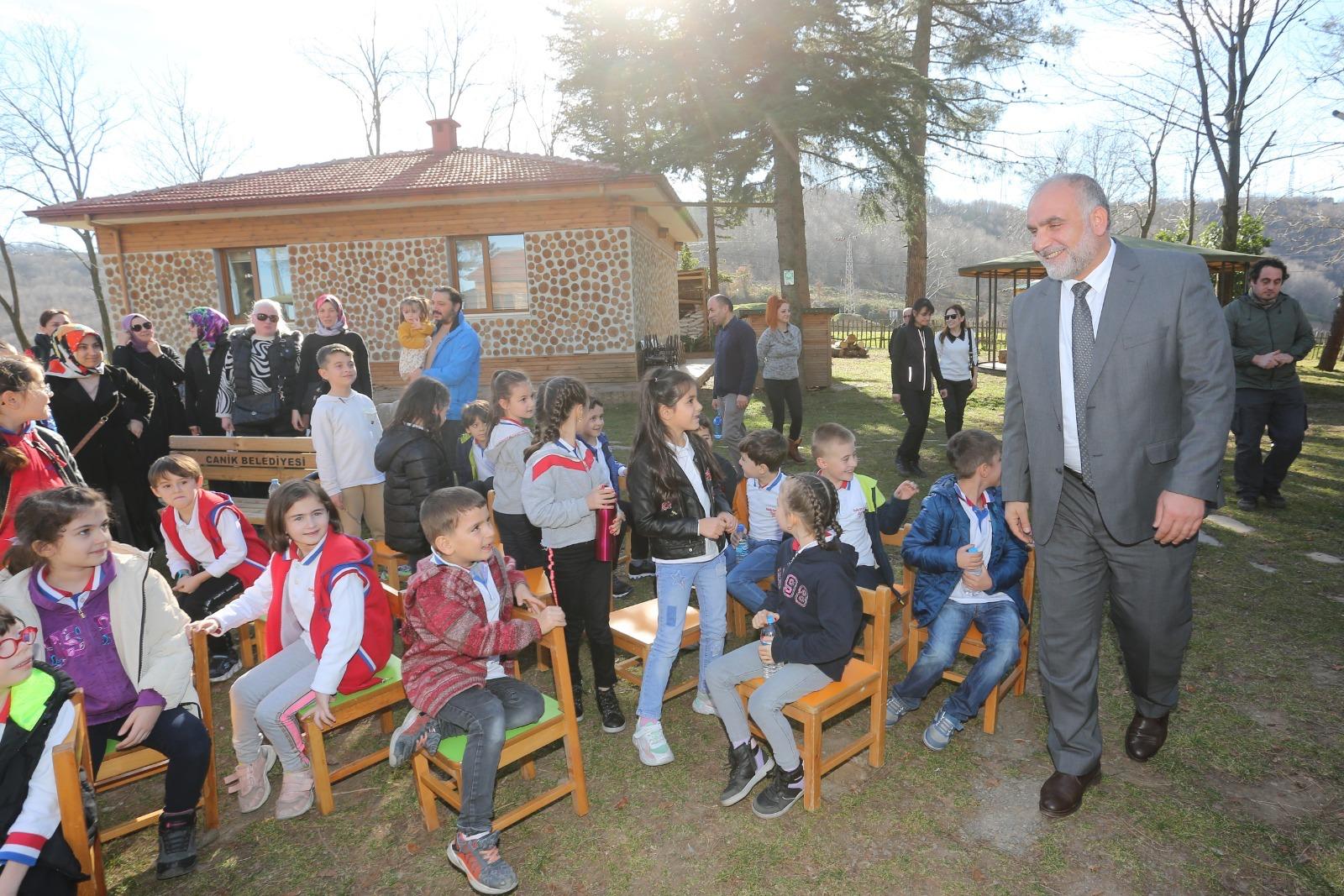 Canik Orman Okulu'nda binlerce öğrenciye eğitim 
