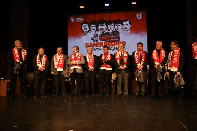 Samsun'da 20 Ocak 1989 Samsunspor Anma Programı düzenlendi