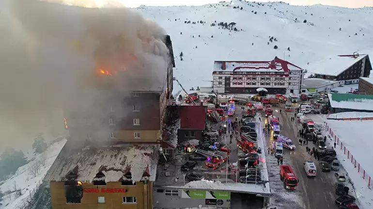 Bolu’nun Kartalkaya bölgesindeki otel yangınında ölü sayısı 66’ya yükseldi