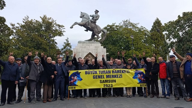 Samsun'da Büyük Türk Turan Hareketinden Öcalan tepkisi