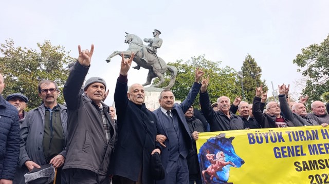 Samsun'da Büyük Türk Turan Hareketinden Öcalan tepkisi