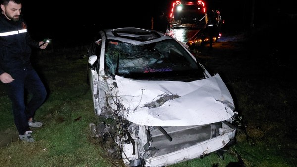 Samsun’da feci kaza! 3 kişi yaralandı