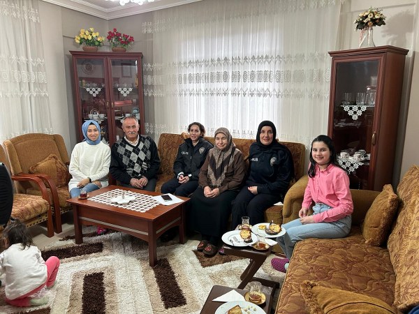 Samsun'da şehit ailelerine devletten sıcak temas