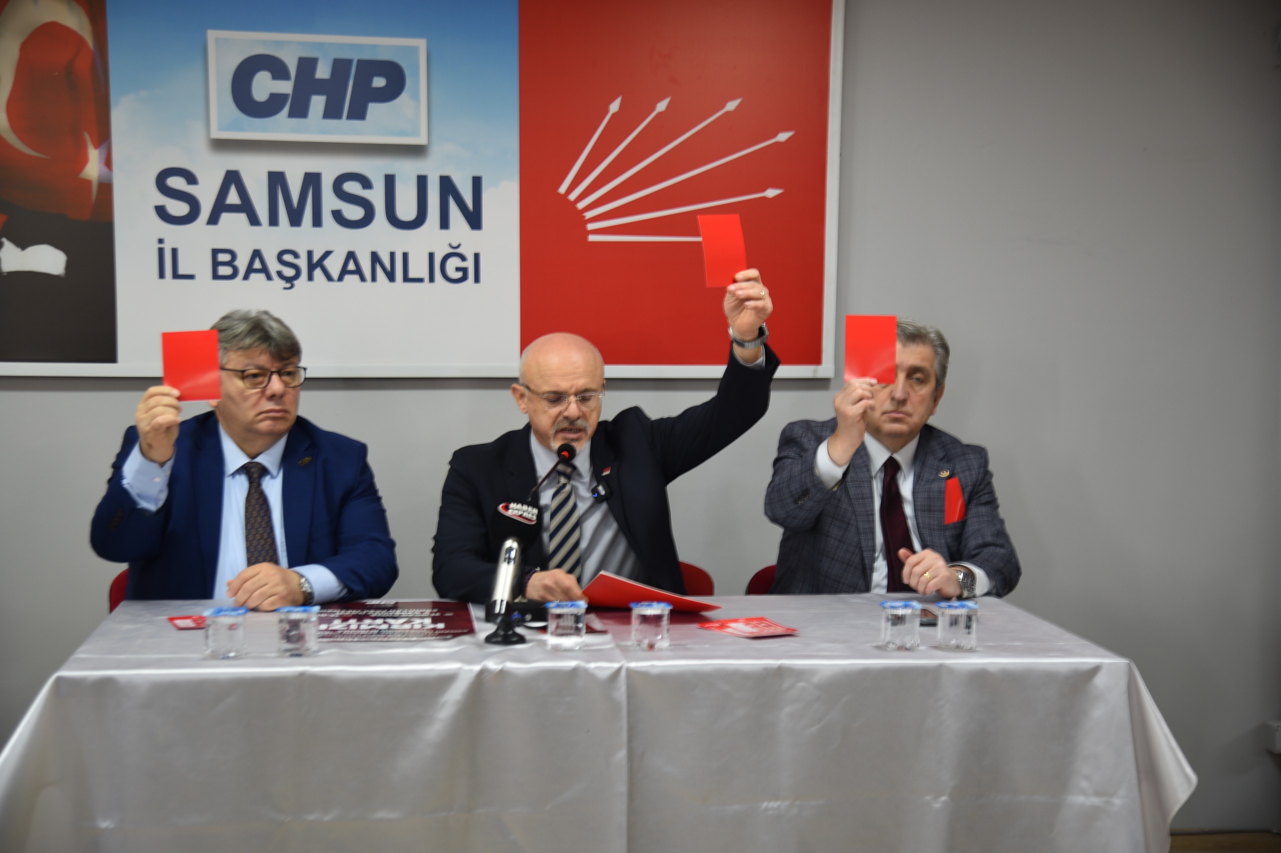 CHP Samsun İl Başkanlığı’ndan basın açıklaması! “Büyük Çarşamba Mitingi” çağrısı