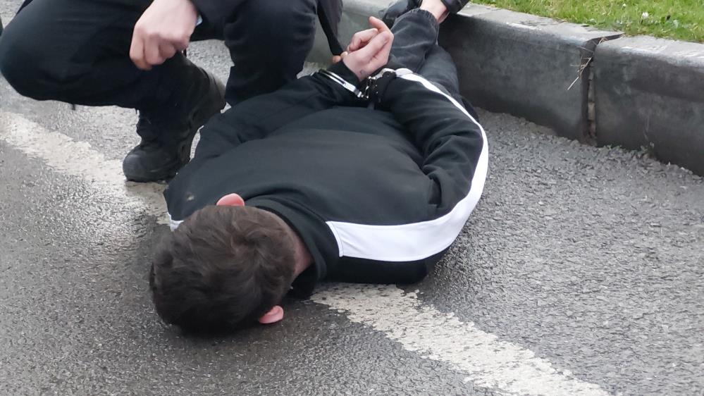 Samsun'da çaldığı araçla kaçtı! Film gibi kovalamaca