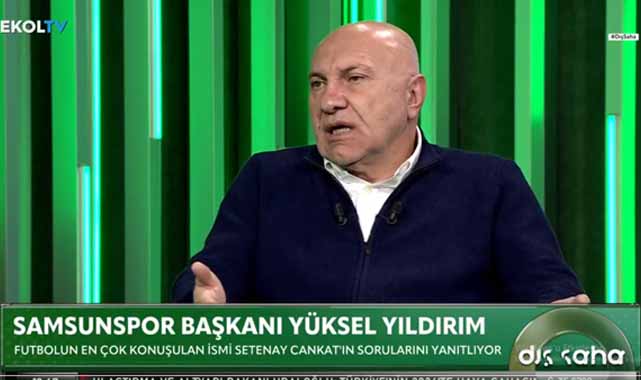 Başkan Yıldırım: Samsunspor'u şampiyon yapacağız
