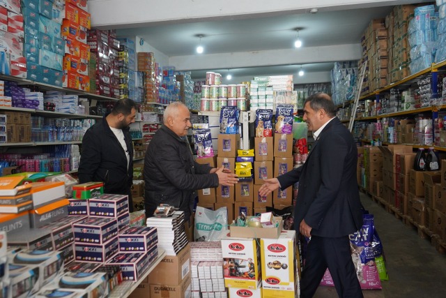 MHP Samsun İl Başkanı Burhan Mucur'dan Gıda Borsası esnafına ziyaret