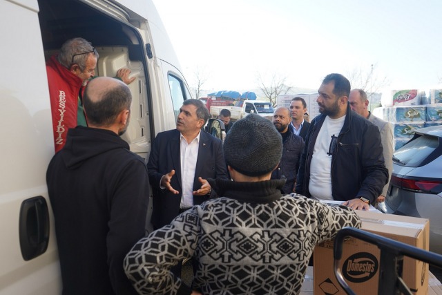 MHP Samsun İl Başkanı Burhan Mucur'dan Gıda Borsası esnafına ziyaret