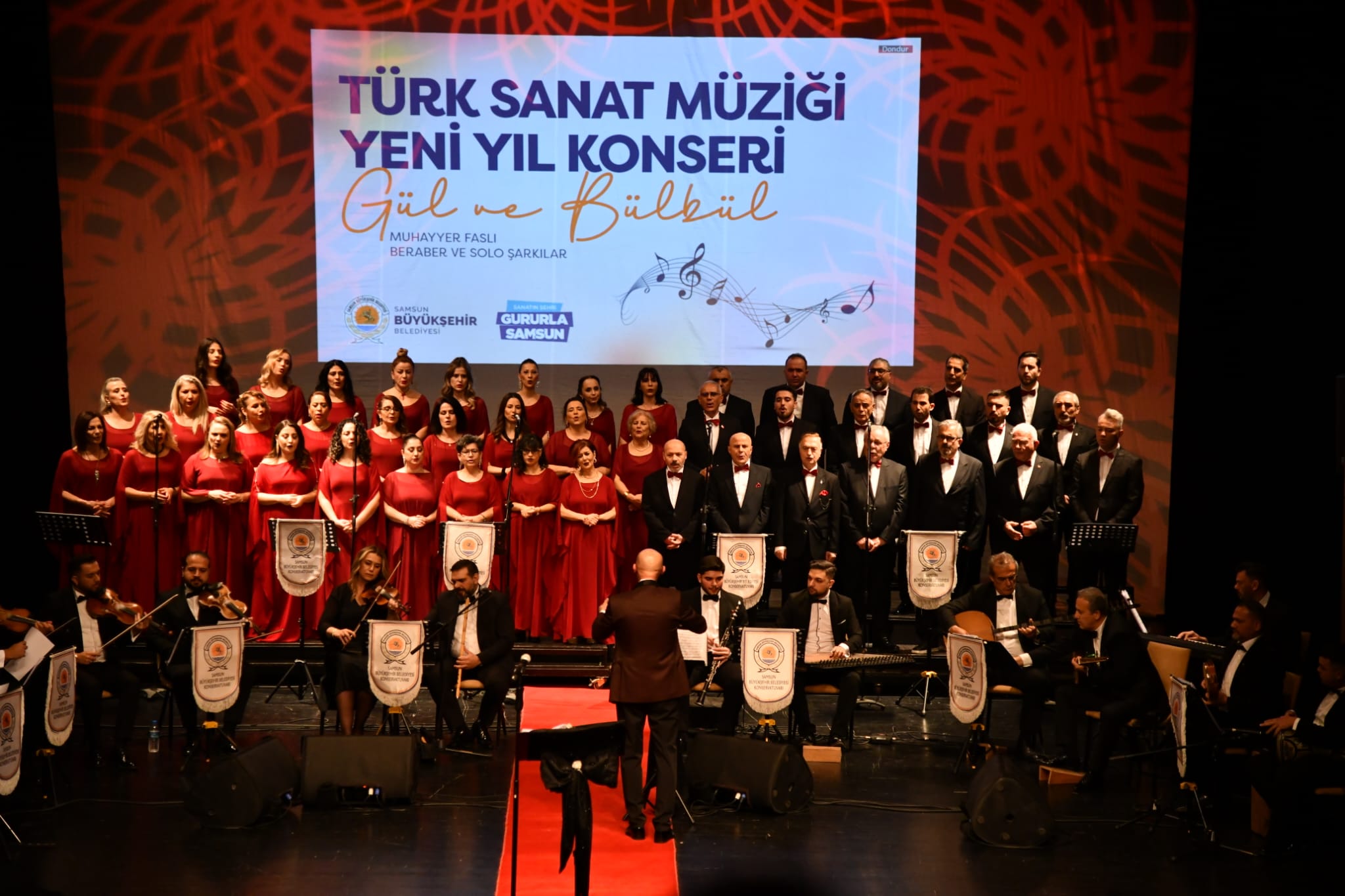 Samsun'da Türk Sanat Müziği yeni yıl konseri büyüledi