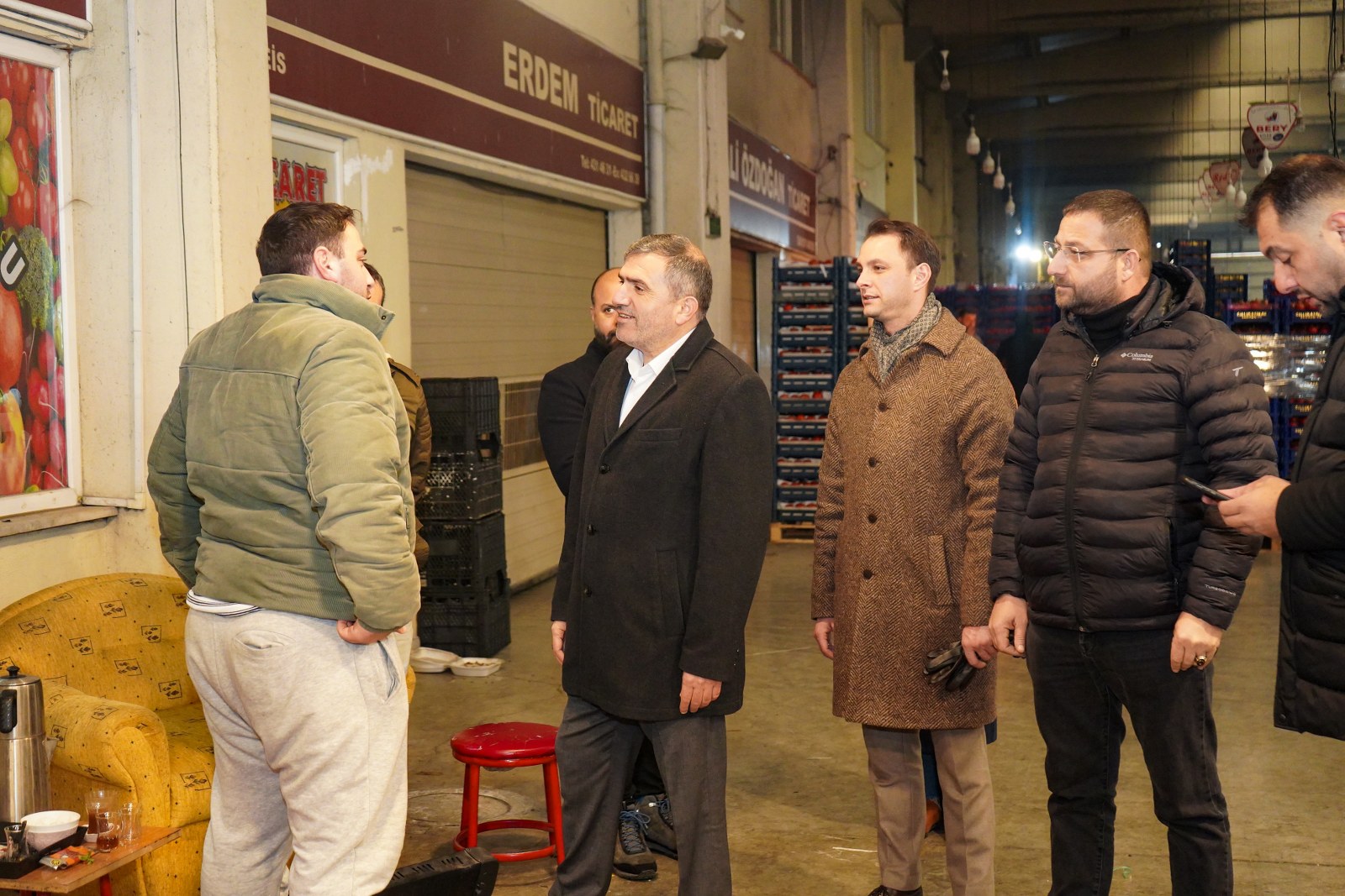 MHP Samsun İl Başkanı Burhan Mucur, esnaf ile buluştu