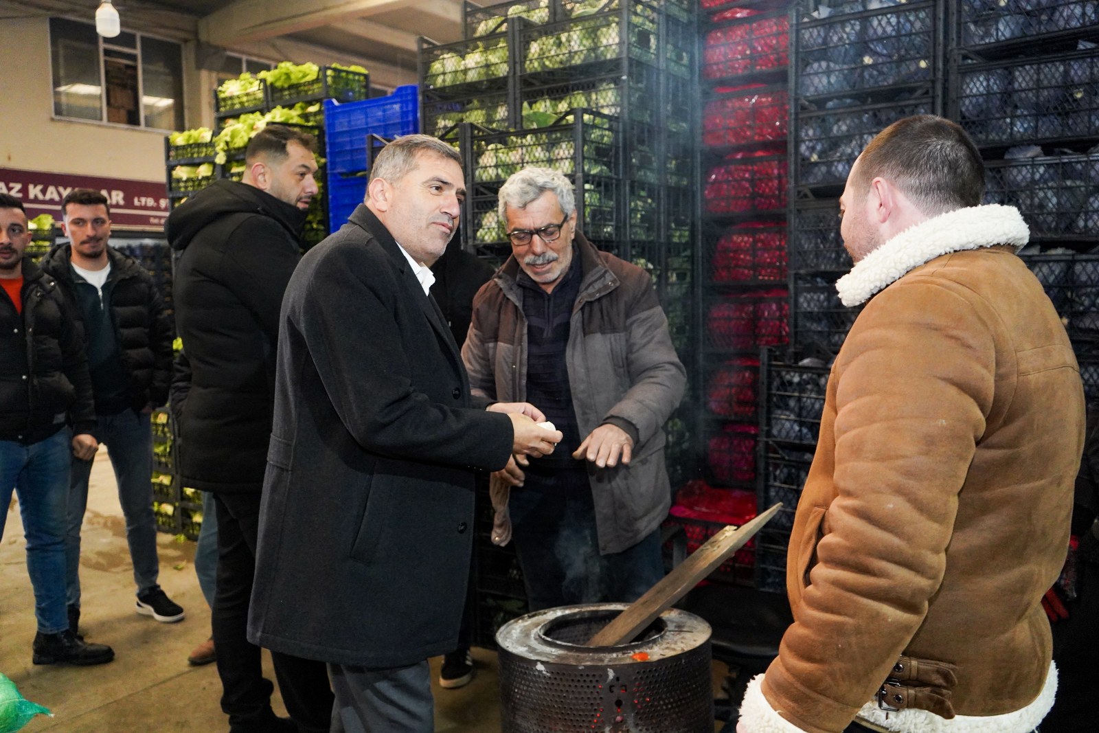 MHP Samsun İl Başkanı Burhan Mucur, esnaf ile buluştu