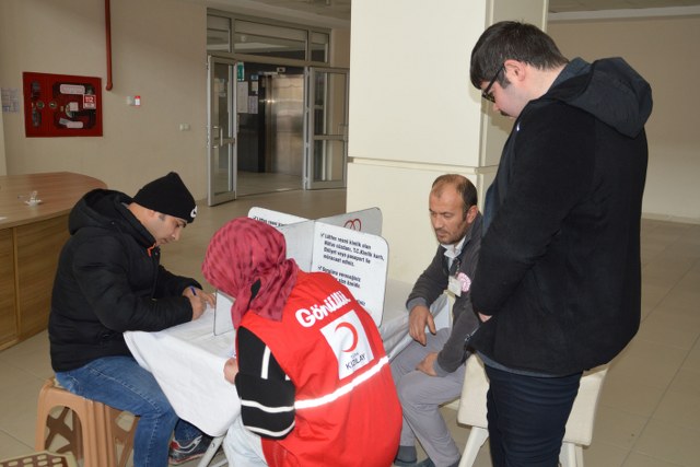 Samsun Havza'da sağlık çalışanlarından kan bağışı