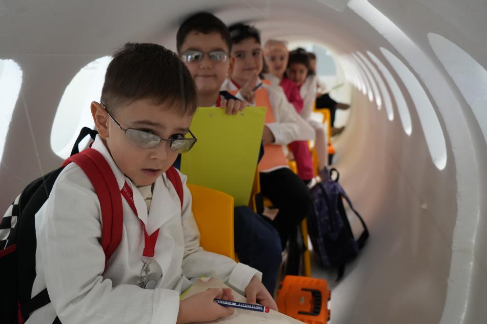 Samsun'da minikler deprem tatbikatı yaptı