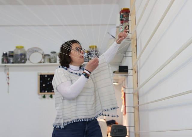 Eğitim için geldiği Samsun’da kenevir atölyesi kurdu