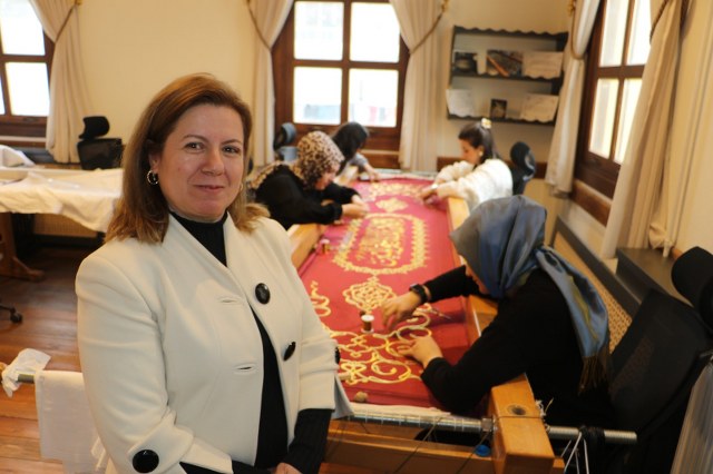 Samsun'da Osmanlı puşideleri işlenerek kültürel mirası yaşatılıyor
