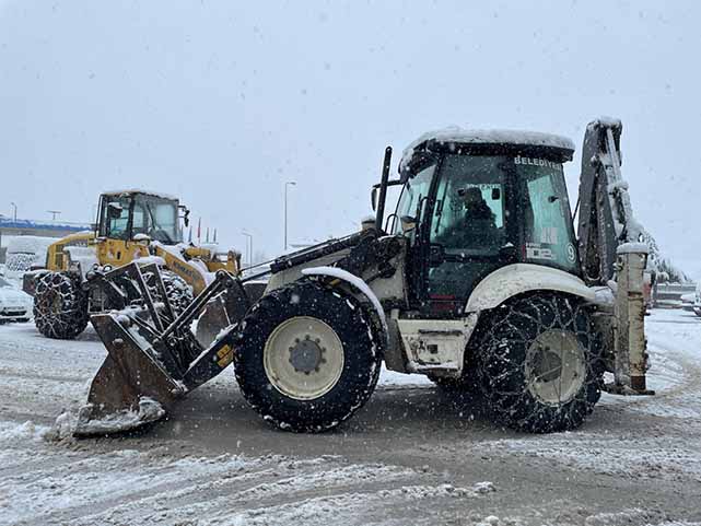 Samsun’un o ilçesinde kar kalınlığı 30 santimetreye ulaştı