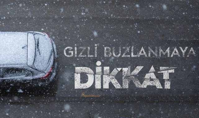 Samsun Valisi Tavlı'dan uyarı! Gizli buzlanmaya dikkat!