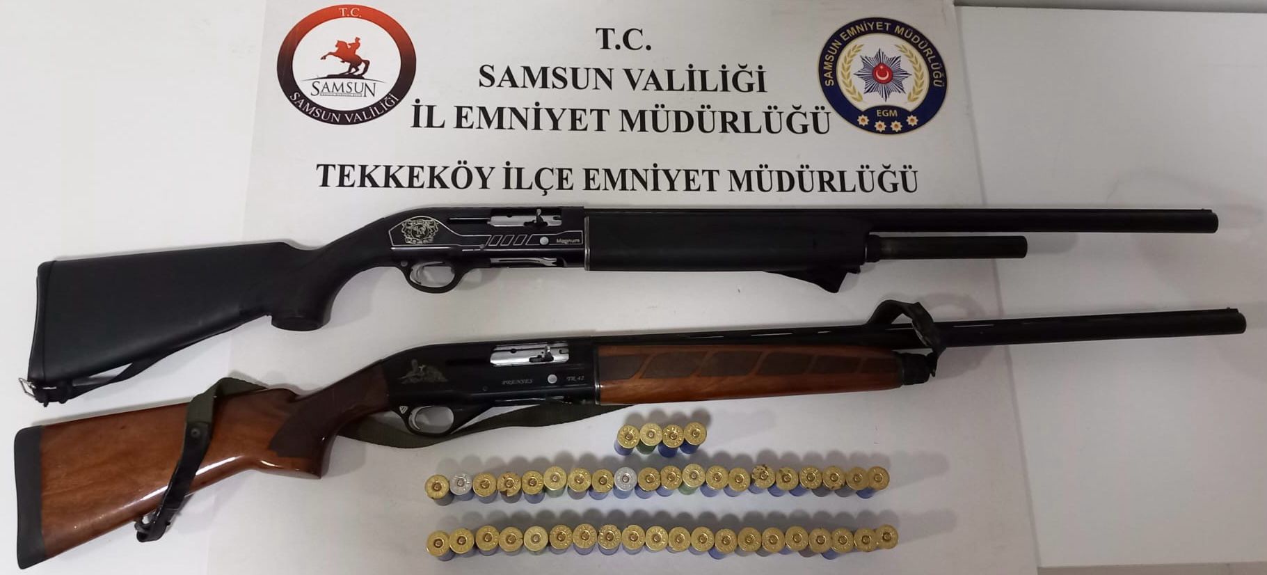 Samsun polisinden kaçak avcılara geçit yok!