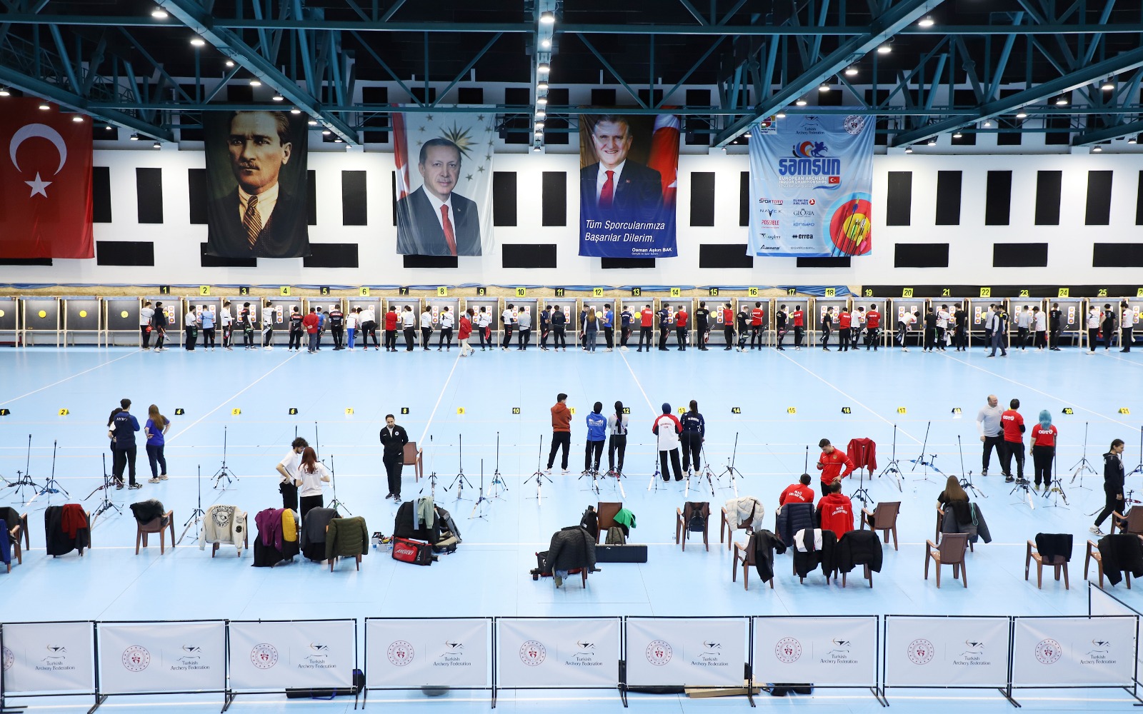 Samsun’da Ünilig Salon Okçuluk Türkiye Şampiyonası başladı! 