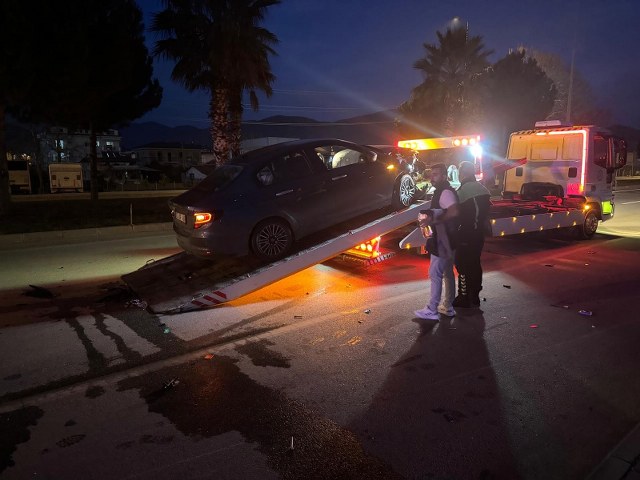 Otomobille motosiklet çarpıştı! Beşir El Hamuud hayatını kaybetti