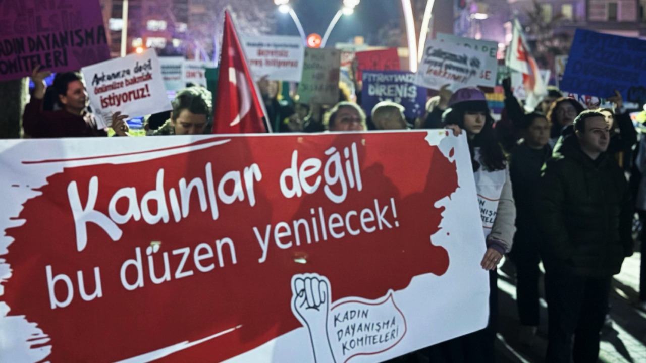 Kadın Dayanışma Komiteleri'nden Atakum'da "8 Mart" yürüyüşü