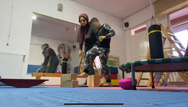 Samsun’da otizmli çocuklar için ‘ergoterapi’