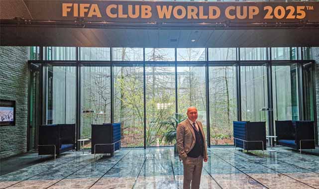 Samsunspor Başkanı Yüksel Yıldırım  FIFA'yı ziyaret etti