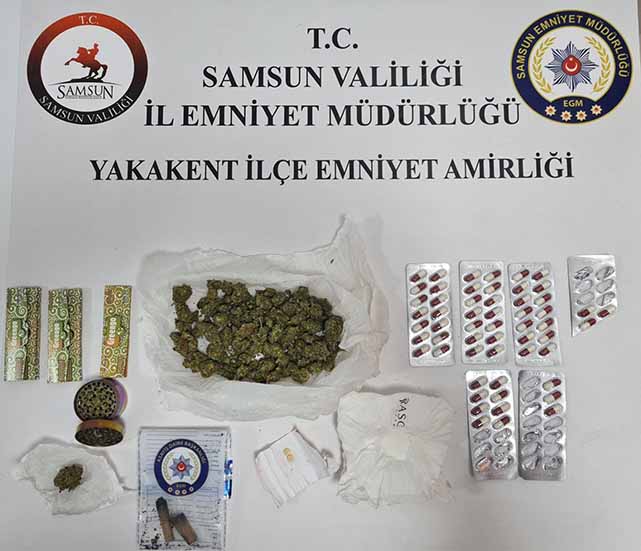 Samsun’da zulalı araçlardan uyuşturucu çıktı