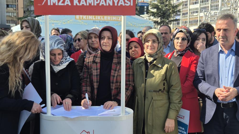 Samsun'da Anayasa değişmesi için imza kampanyası