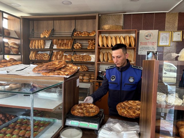 Samsun Bafra'da pidede gramaj sahtekarlığı