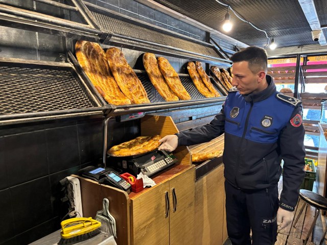 Samsun Bafra'da pidede gramaj sahtekarlığı