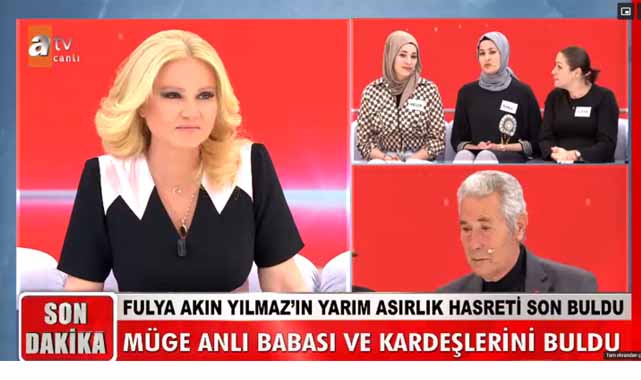 Müge Anlı'da, 45 yıllık hasret son buldu! Fulya Akın Yılmaz ailesine kavuştu
