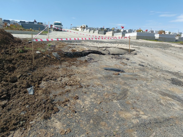 Samsun'da mezara gitmek için yol yok! Derecik Mezarlığı'na ulaşılamıyor!