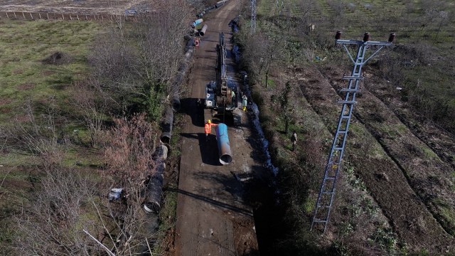 SASKİ’den Salıpazarı’nda içme suyu altyapı çalışması