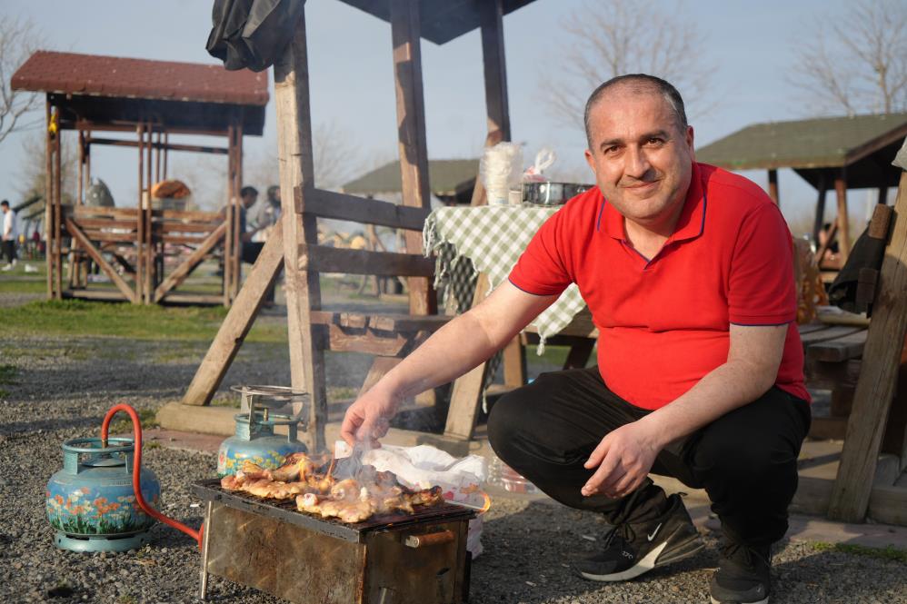 Samsun'da mangal başında iftar gelenek oldu
