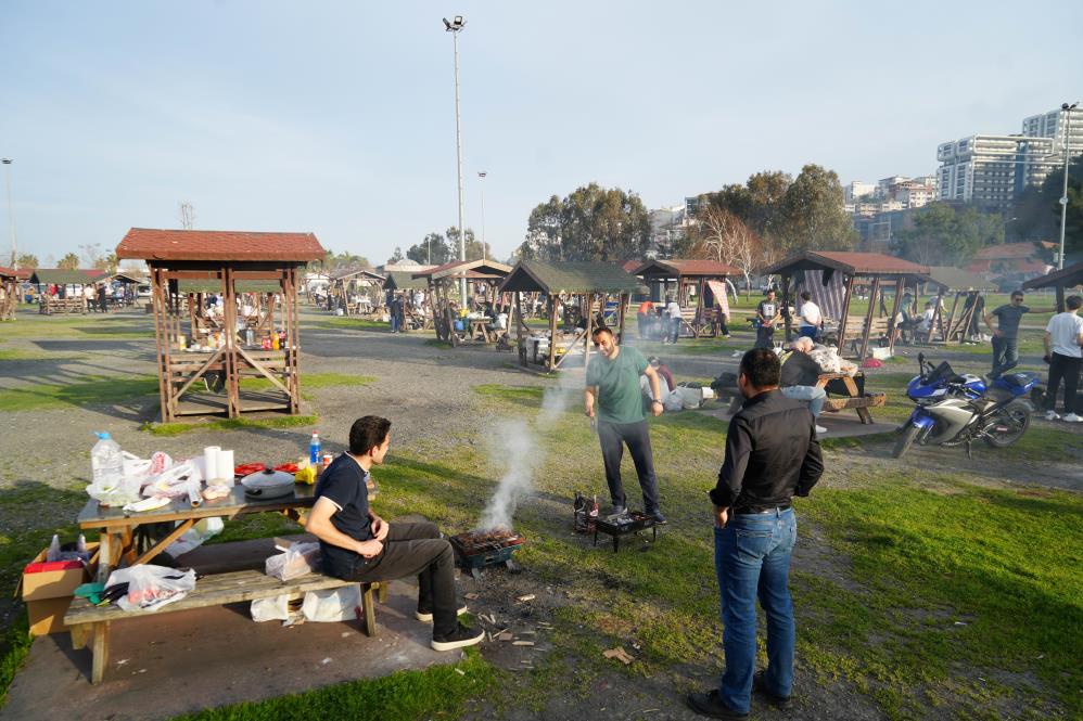 Samsun'da mangal başında iftar gelenek oldu