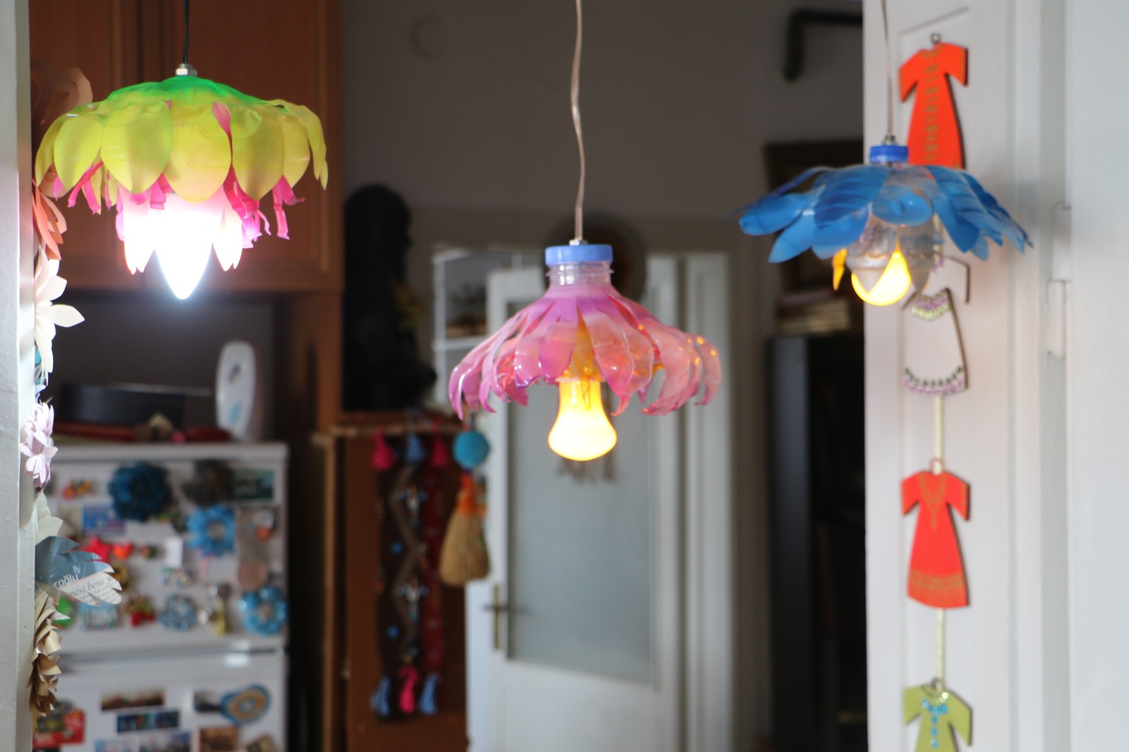 Samsun’da 31 yıldır evsel atıklardan süs eşyaları yapıyor!