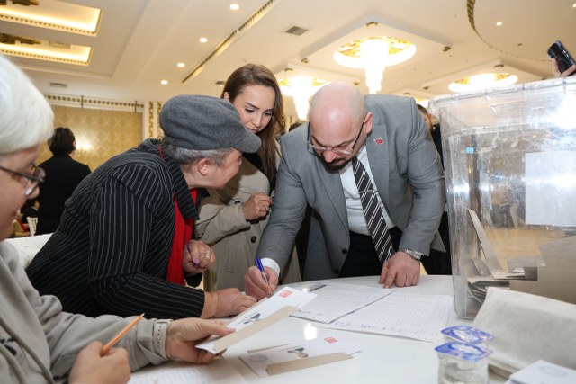 Samsun Atakum'da  CHP’nin Cumhurbaşkanı adayı ön seçimine yoğun katılım