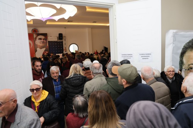 Samsun Atakum'da  CHP’nin Cumhurbaşkanı adayı ön seçimine yoğun katılım