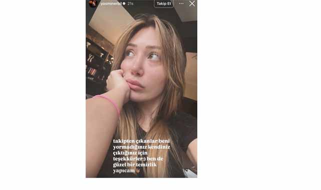 Yasmin Erbil'in İmamoğlu paylaşımı tepki çekti! Takipçi sayısı düştü