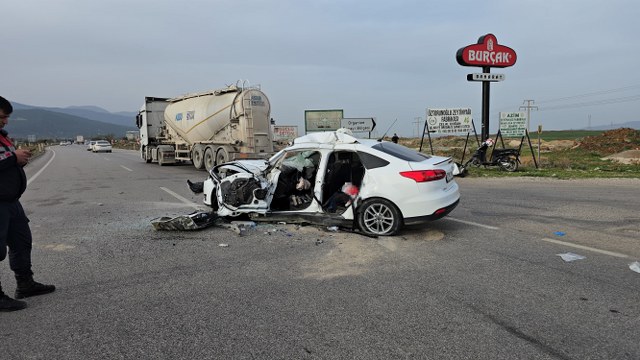 Gaziantep'te feci kaza!1 ölü, 4 yaralı