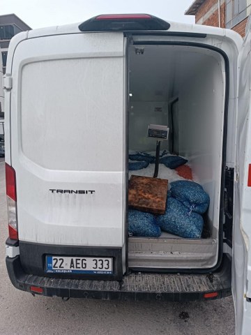 Samsun'da  kaçak midye operasyonu