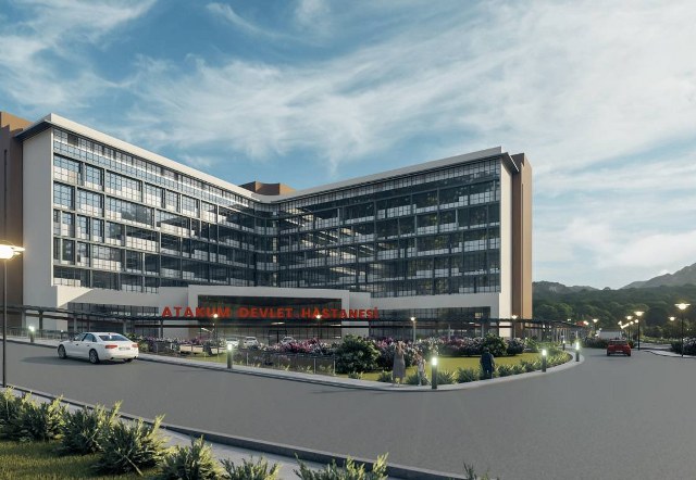 Mehmet Muş Atakum Devlet Hastanesi inşaatında inceleme yaptı