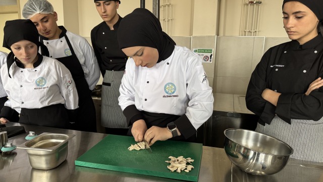 Samsun'da bu lise atölyesi dünya mutfağına şef yetiştiriyor