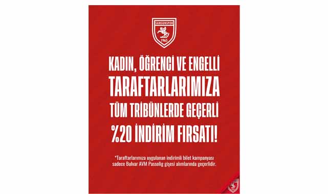 Samsunspor Galatasaray maçının biletleri satışa çıkıyor