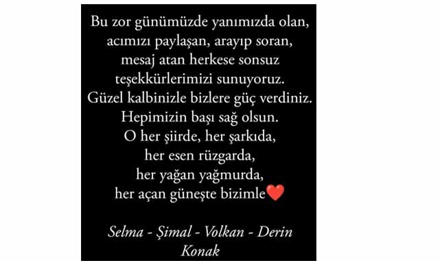 Volkan Konak'ın acılı eşi ve çocuklarından günler sonra ilk paylaşım