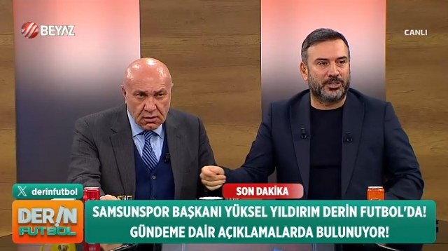 Yüksel Yıldırım Derin Futbol canlı yayınında flaş açıklamalar yaptı!