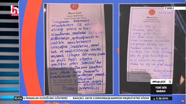 Ekrem İmamoğlu'ndan Samsun'a mesaj