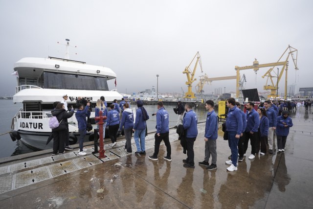 TCG Anadolu gemisi, Samsun'a doğru yola çıktı