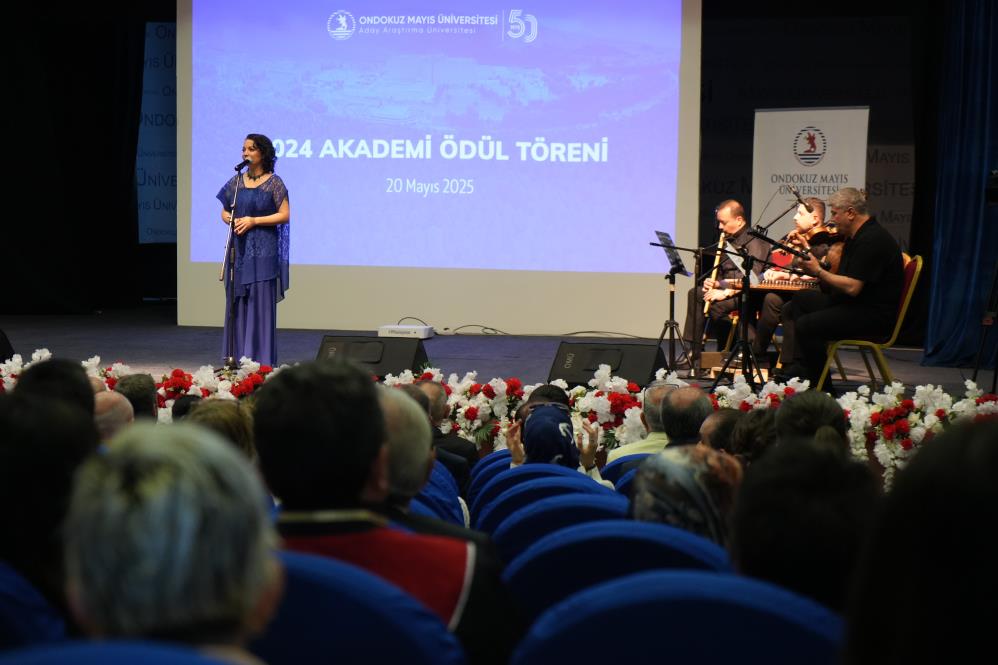 OMÜ'de 2024 Akademi Ödülü Töreni düzenlendi! Rektör Aydın'dan açıklama